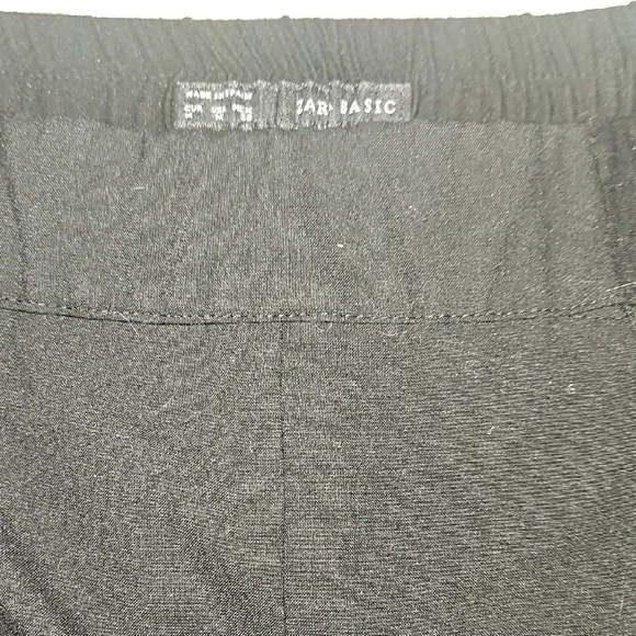 Zara Black High Waist Shorts with Gold Zippers - Picture 3 of 3